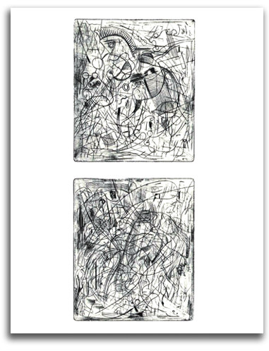 amer01-20-pollocks Image of 2 untitled Pollock prints.