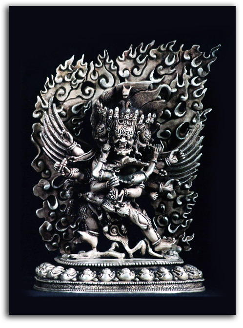 asia-tibet_hayagriva Image of brass Tibetan Yab-Yum figure.