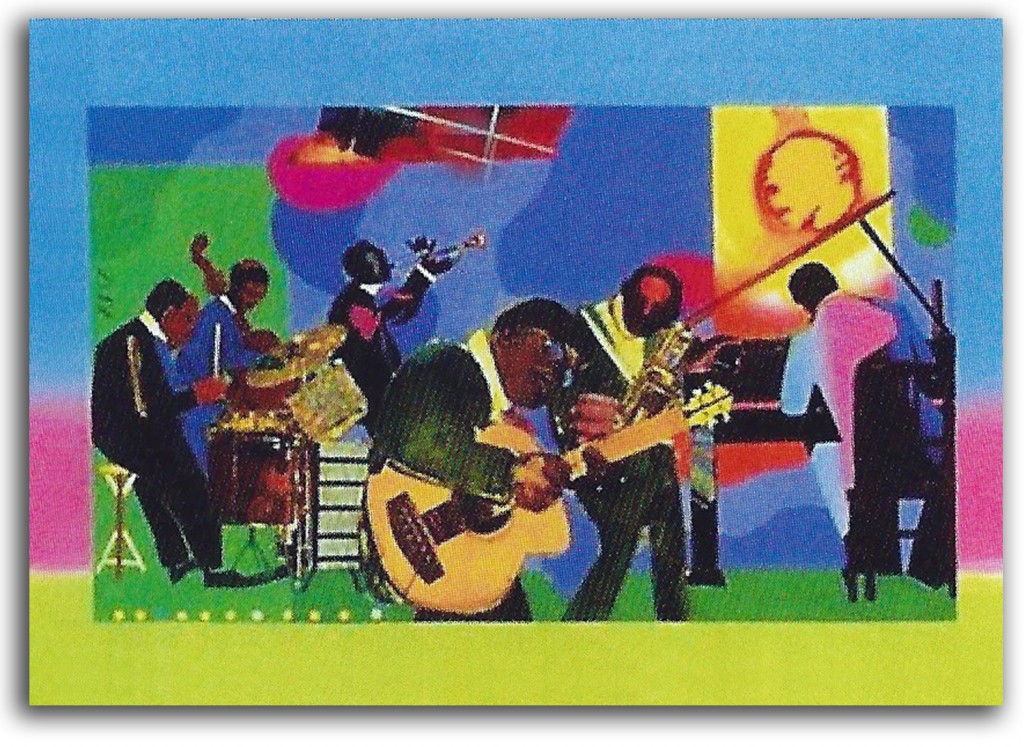 bearden-blues Image of 'The Blues' by Bearden.