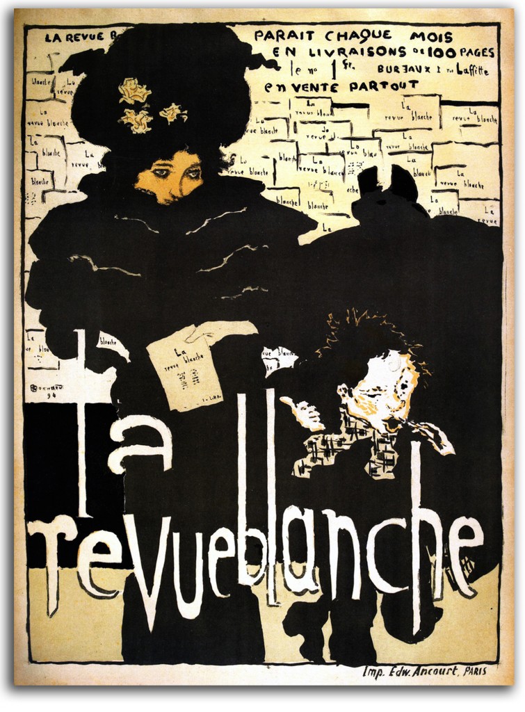 bonnard-revue_blanche Image of poster by Bonnard.
