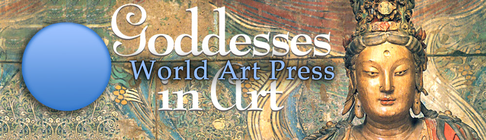 Cover of GODDESSES IN ART, 1987 (detail)