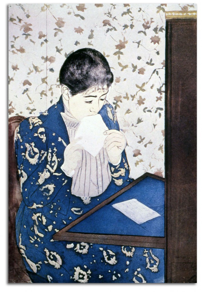 cassat-the_letter Image of 'The Letter' by Cassatt.