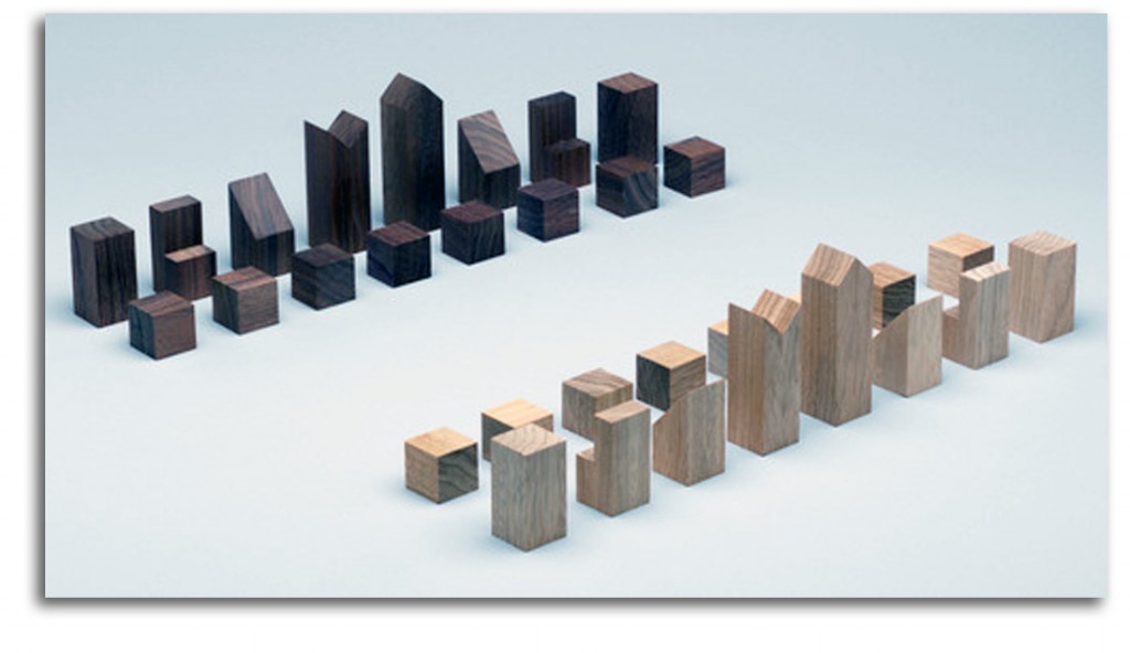 chess_set-standing Image of FLG-designed Chess Set, pieces standing.