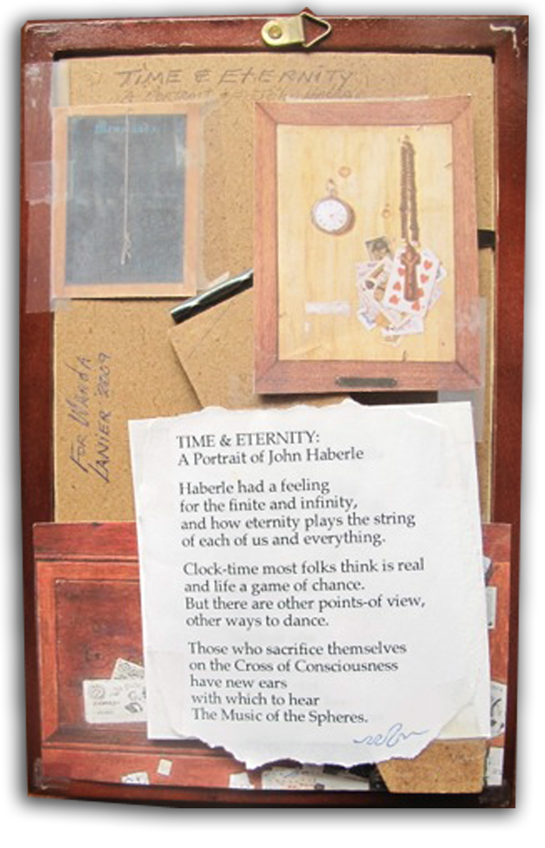 corn-back Image of shadowbox art.