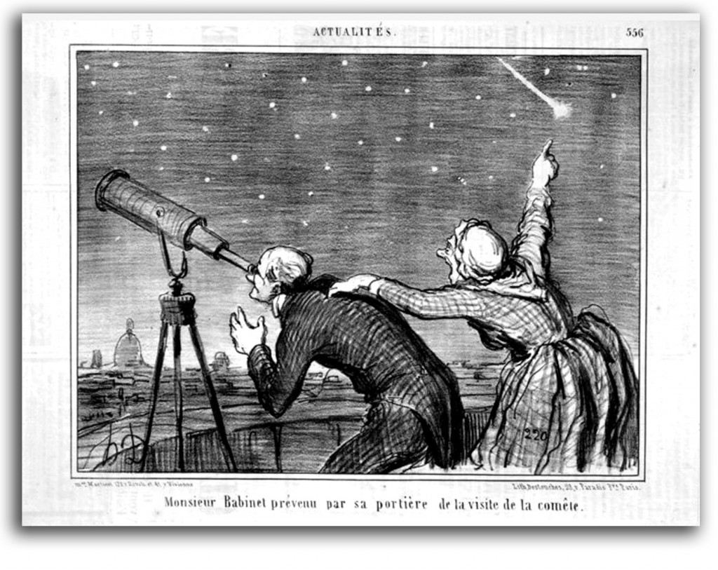 daumier-comet Image of Daumier's drawing.