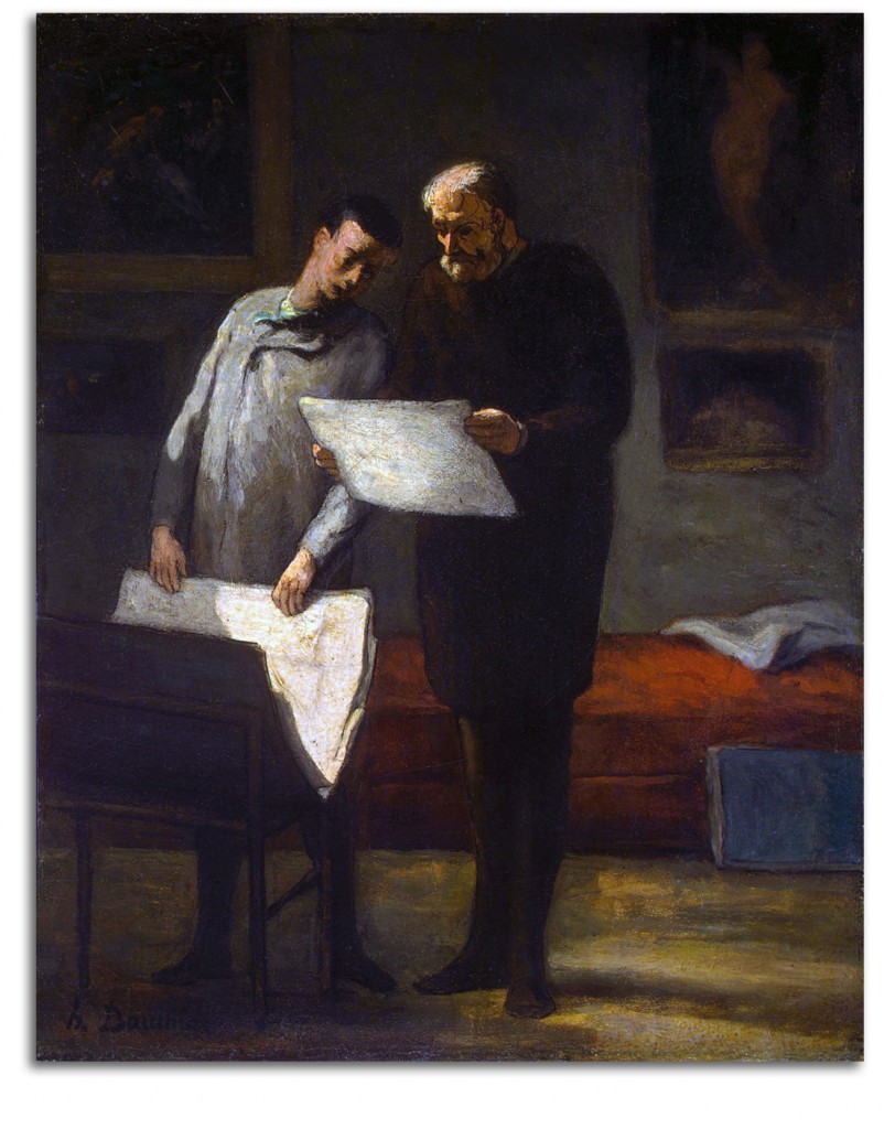 daumier-young_artist Image of Daumier's 'Advice to a Young Artist.'