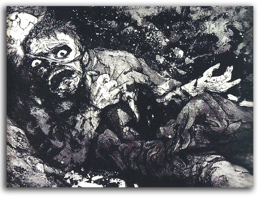 dix-wounded-rev Image of lithograph by Dix.