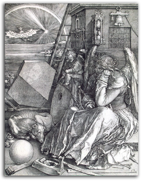 durer-melancholia Image of Durer engraving.