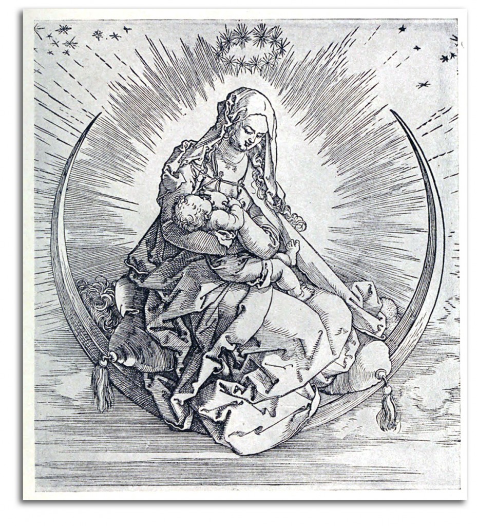 durer-virgin-child-crescent_moon Image of Durer's 'Virgin and Child on the Crescent Moon.'