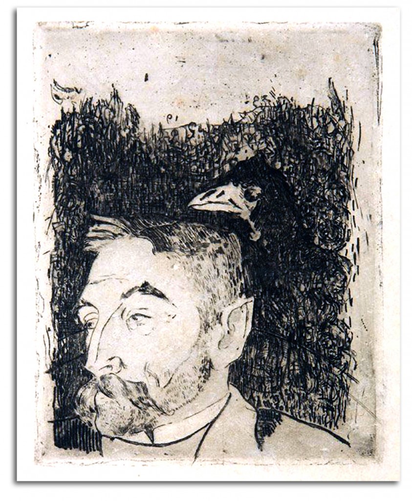 gauguin-mallarme-rev Image of Gauguin engraving of Mallarme.
