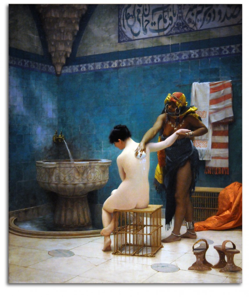 gerome-bath-rev Image of "The Bath' by Gerome.