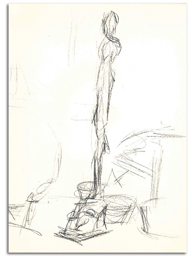 giacometti-figure Image of Giacometti sketch.