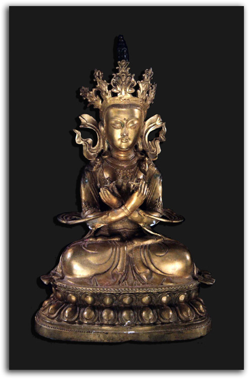 gilt_vajrasattva Image of gilt Vajrasattva.