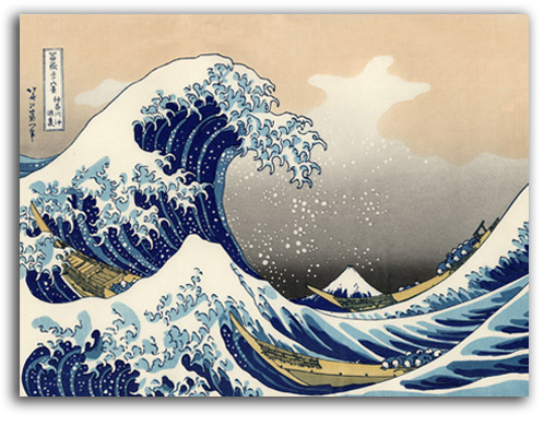 great_wave Image of Japanese print, 'Great Wave.'