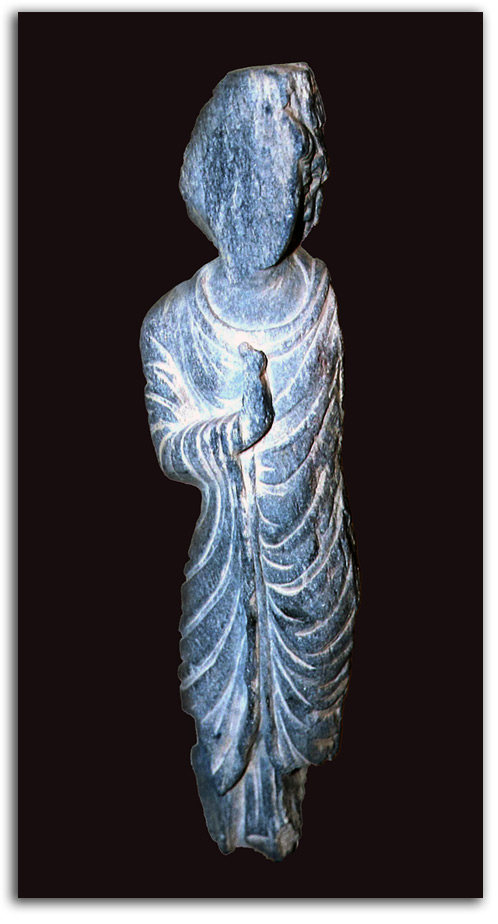 indian_gandhara-2 Image of Indian Gandhara Buddha in stone.