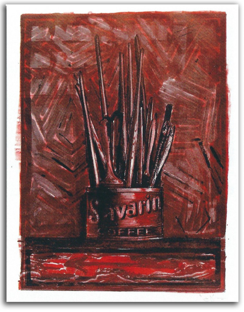 johns-saravin Image of lithograph by Johns.