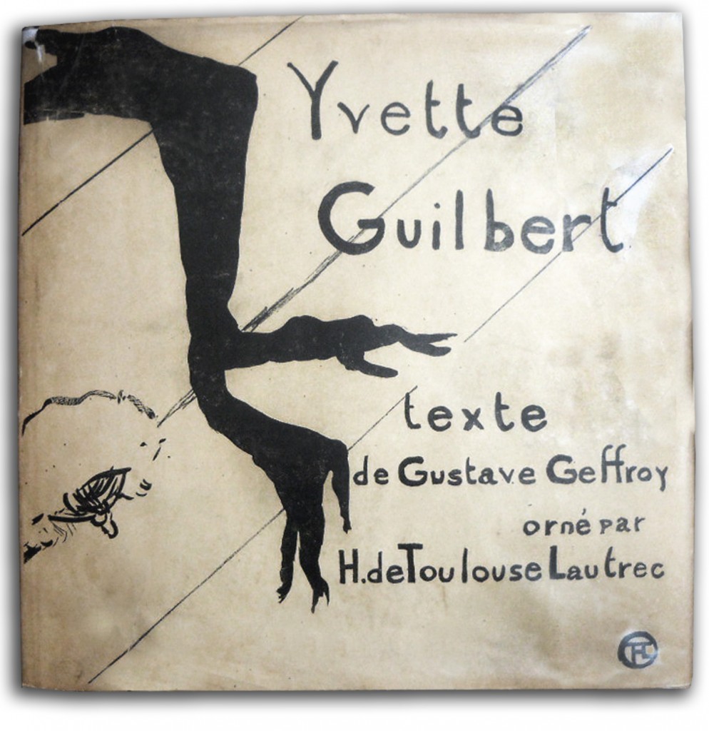 lautrec-guibert-cover2 Image of Lautrec's cover for 'Yvette Guilbert.'