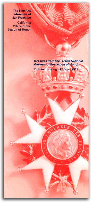 legion_of_honor-brochure Image of brochure cover for Legion of Honor French Museum Show.