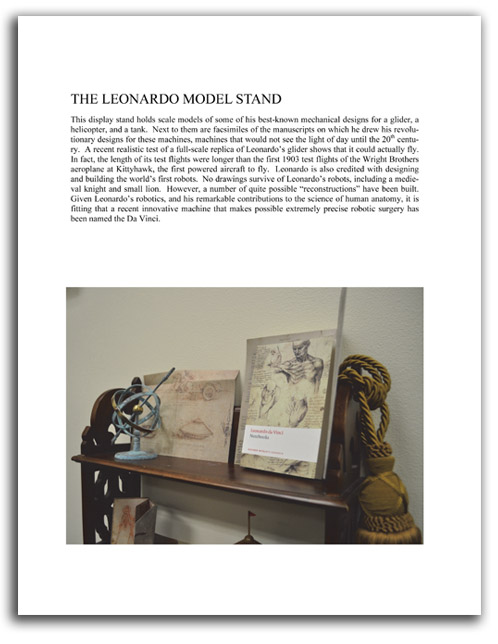 looking-leonardo-13 Image of page from 'Looking at Leonardo' publication.