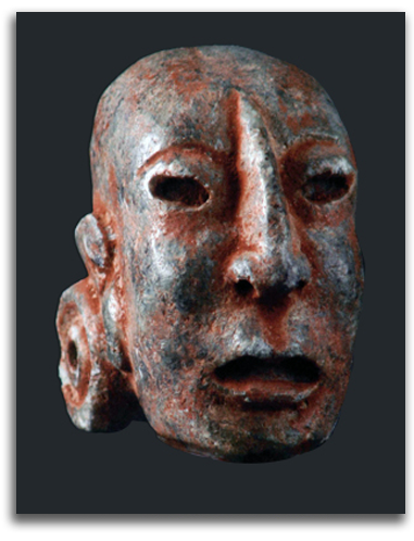 maya_nose_extension Image of Maya mask with nose extension.