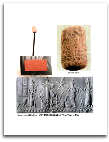 mesopo_cylinder-seal Image of Mesopotamian cylinder seal.