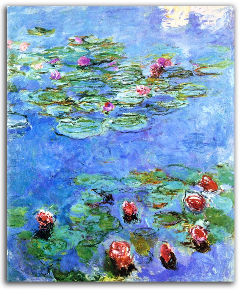 monet-water_lillies-rev2 Image of 'Water Lillies' by Monet.