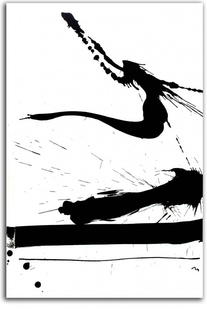 motherwell-automatism Image of 'Automatism' by Motherwell.