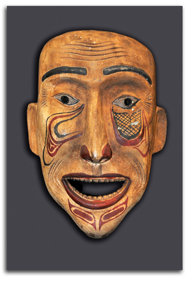 nw-coast-shaman-mask Image of Northwest Coast shaman mask.