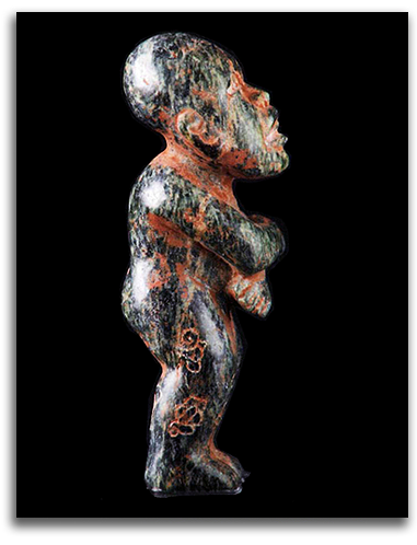 olmec_shaman-2-v4 Image of shaman figure undergoing transformation - view 4.