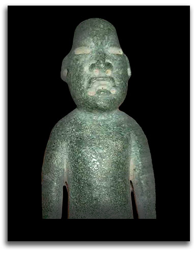 olmec_shaman-4 Image of second Olmec shaman figure.