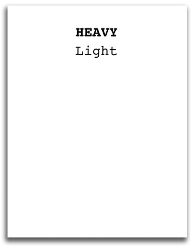 poetry_1978-1st-ed-heavy_light Cover image for 1978 edition of 'Heavy Light.'
