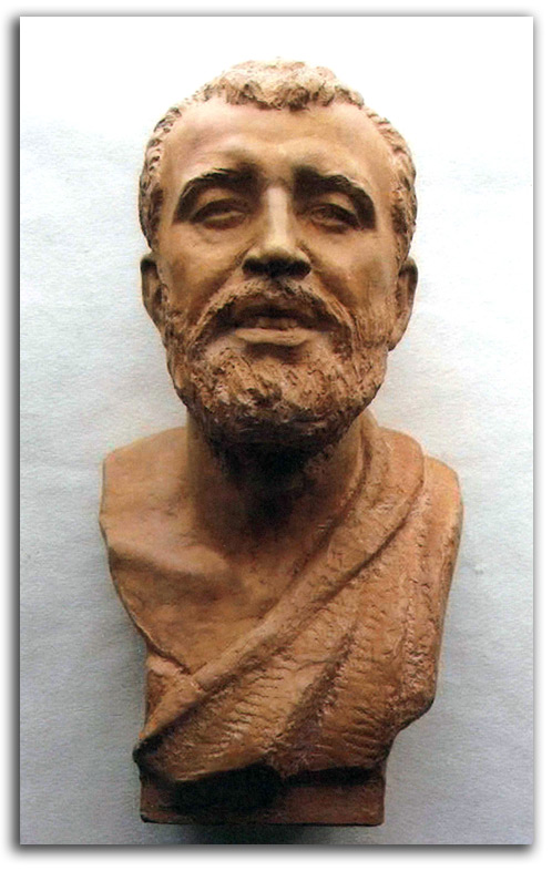 ramakrishna Image of Ramakrishna bust.