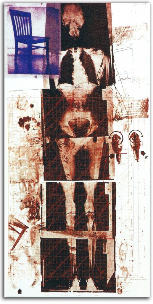 rauschenberg-booster Image of Rauschenberg lithograph.