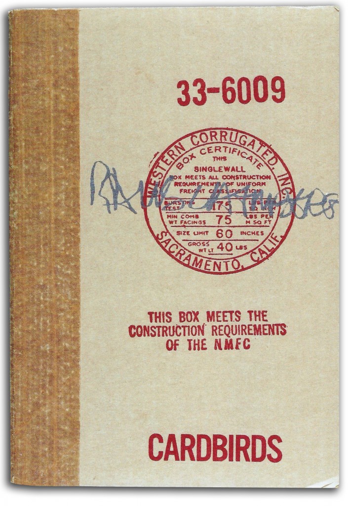 rauschenberg-cardbirds Image of Rauschenberg's 'Cardbirds.'