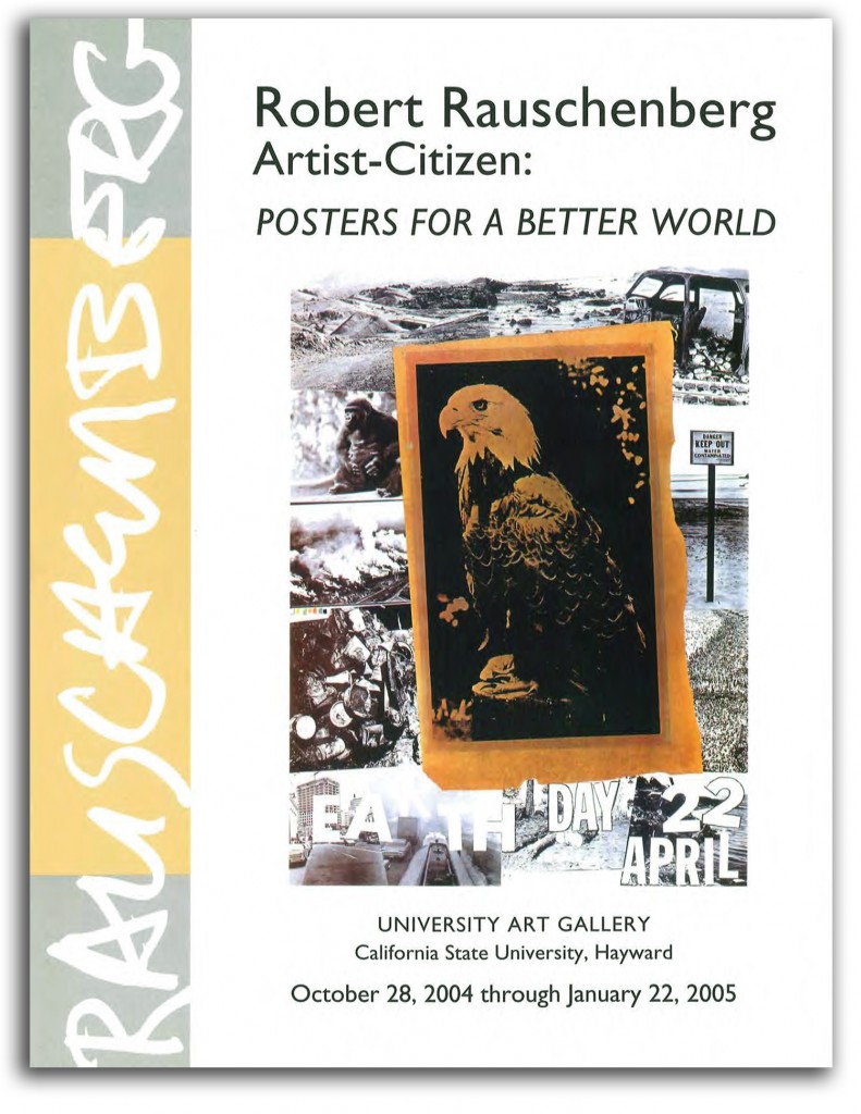 rauschenberg-cover-rev Image of catalogue cover for Rauschenberg show.