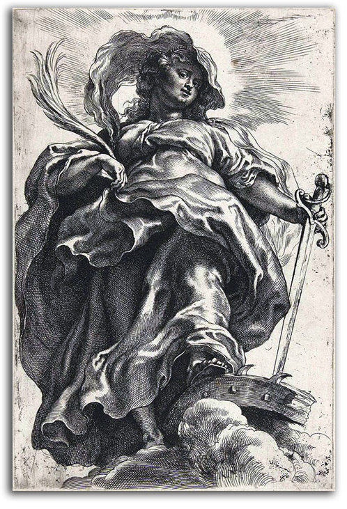 reubens-2 Image of 'St. Catherine of Alexandria' by Rubens.