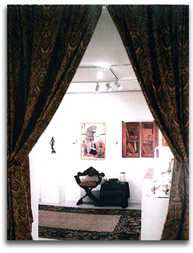 sac-ren2007-1 Image of Renaissance Studio installation in 2007 CSUEB exhibit.