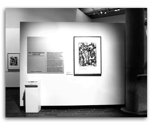sac-spon-gesture Image of 'Spontaneous Gesture' installation.