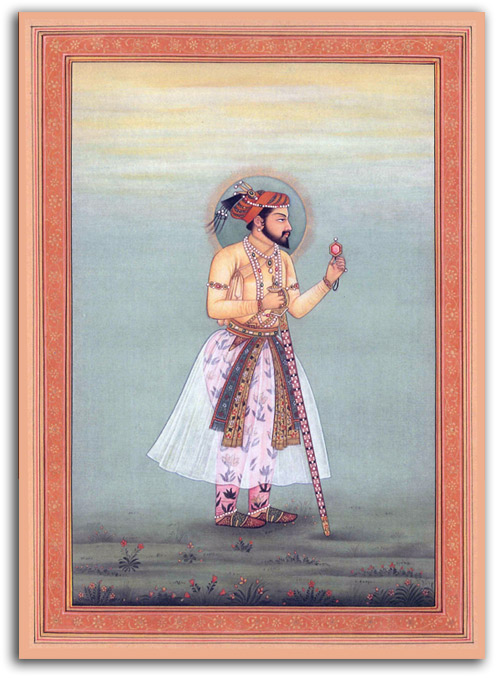 shah_jahan Image of Shah Jahan in miniature painting.