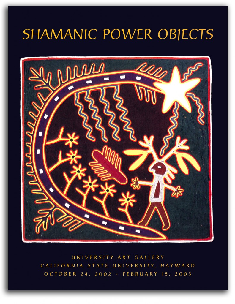 shamanic-objects-cover-rev Brochure cover for 'Shamanic Power Objects' exhibit.