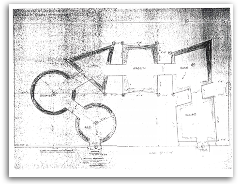 spectral_passages Image of the 'Spectral Passage' by Aleksandra Kasuba, 1975.
