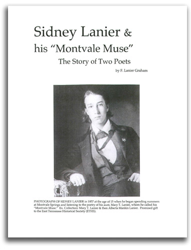 sydney_lanier-montvale_muse Image of Sidney Lanier 'Montvale Muse' cover.