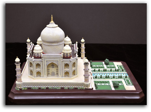 taj-_mahal Image of model of Taj Mahal.