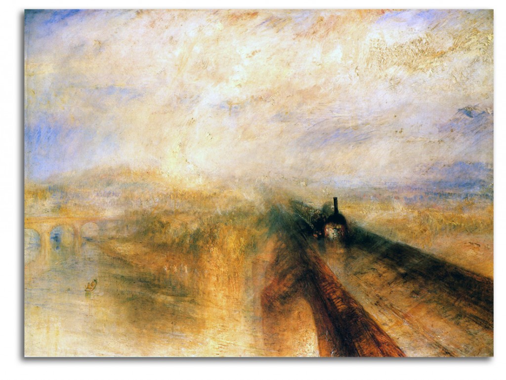 turner-gw_railway Image of 'Rain, Steam and Speed – The Great Western Railway' by British painter J.M.W. Turner.