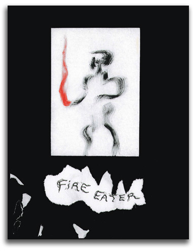 va-3-3-fire_eater-1 Image of freehand drawing, 'Fire Eater.'
