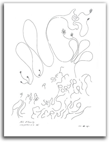 va-sensing_eternity Image of 'Sensing All Eternity' drawing.