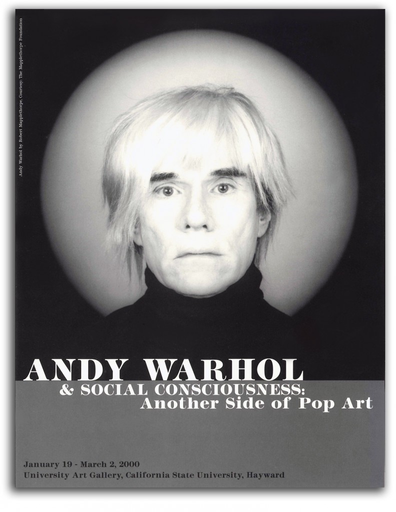 warhol-cover-rev Image of brochure cover for Andy Warhol show.