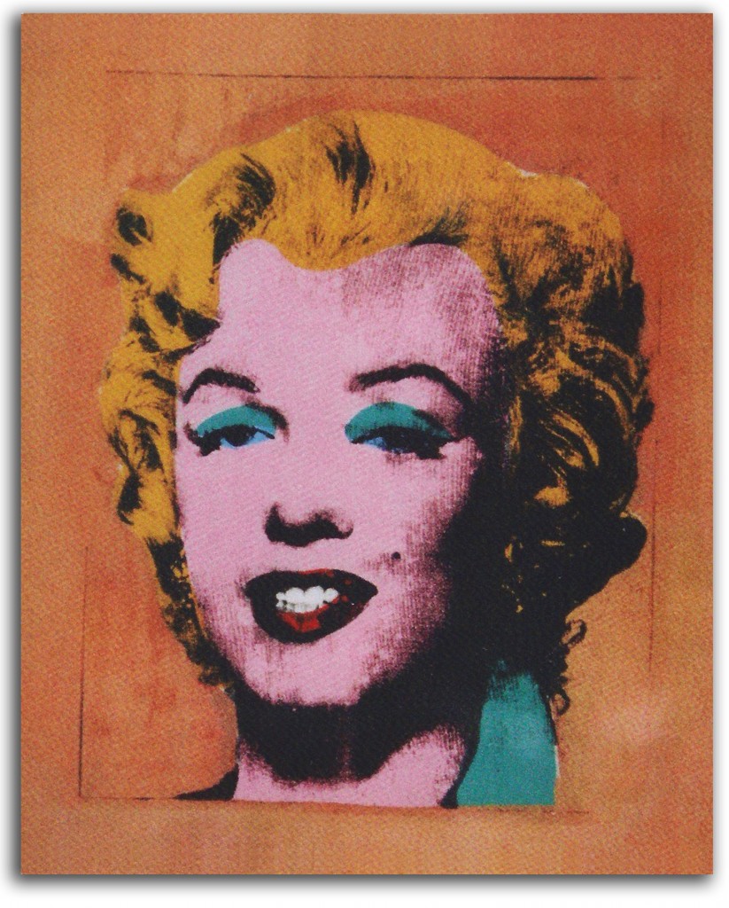 warhol-marilyn-rev Image of 'Gold Marilyn' by Warhol.