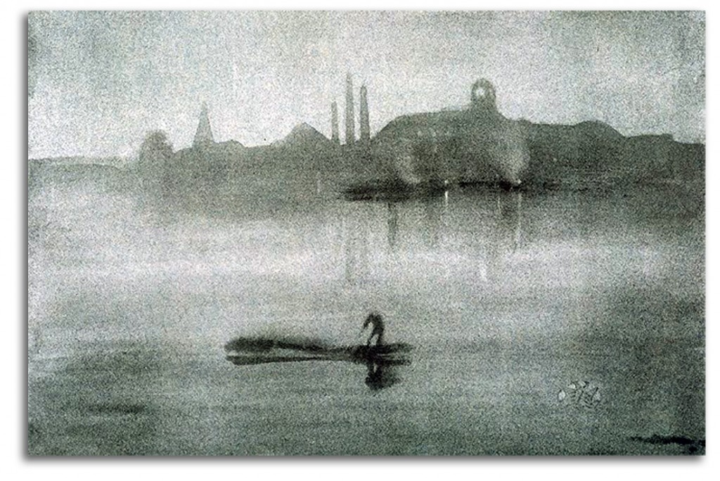 whistler-nocturne Image of 'Nocturne' by Whistler.