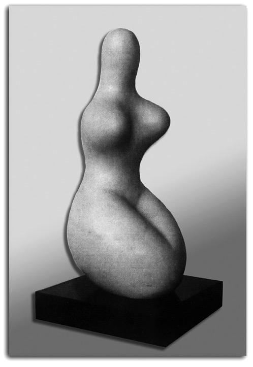 arp-demeter-bw Image of Arp sculpture, "Demeter."